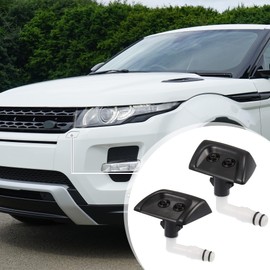 ACROPIX Front Left Right Headlight Washer Nozzle Sprayer Jet Fit for Land Rover Range Rover Sport HSE - Pack of 2 Black