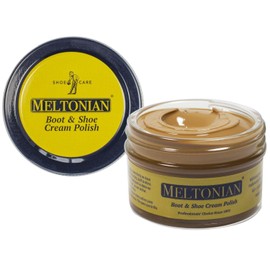 Meltonian Cream Shoe Polish - Boot Polish, Leather Shoe Polish Oil Based with Beeswax - Restores & Protects, 60+ Colors, Banana