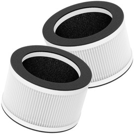Harebery A16-2 Replacement Filter Compatible with AUTUCU A16-2 Air Purifier, H13 True HEPA Filtration, 2 Pack