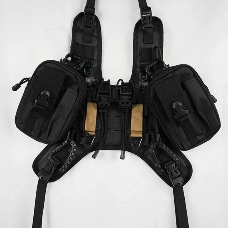Chaleco Tanque De Motocicleta Con Varios Accesorios