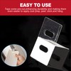 60 Pack Clear Vertical Blind Repair Tabs, No Tool Peel
