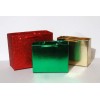 Portia's Parlor Christmas Red, Green & Gold 3-Piece Gift Bag