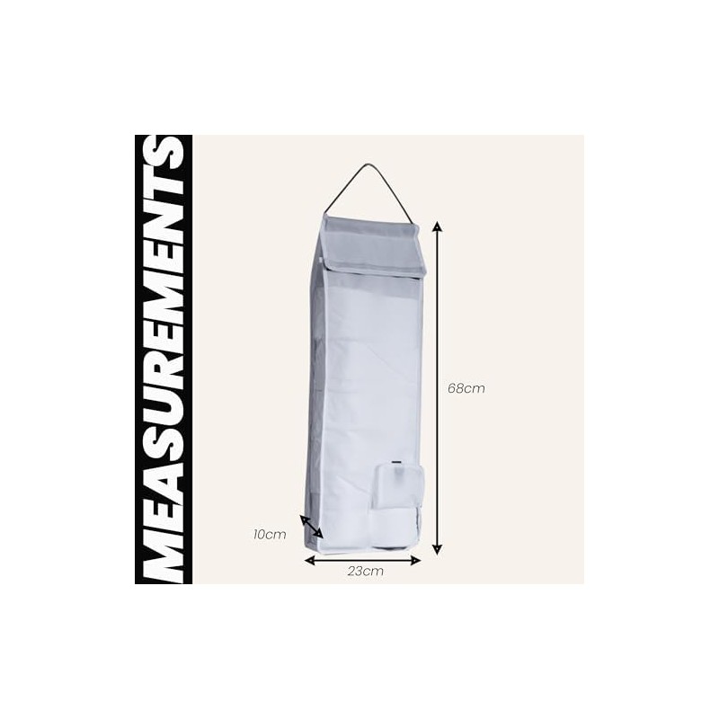 YNR Hanging Toilet Roll Holder – Fabric Toilet Roll Storage