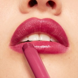 3INA MAKEUP - The Color Lip Glow 385 - Berry Pink Colour Lip Balm with Shea Butter to Moisturise the Lips - Shiny and Glowy Colour Lipstick - Highly Pigmented Lip Colour