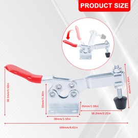 Adjustable Toggle Clamps, 500 Lbs Holding Capacity for Fixtures