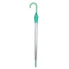 Clear Bubble Umbrellas Green Trim, Transparent Umbrella, Dome Shape Umbrella