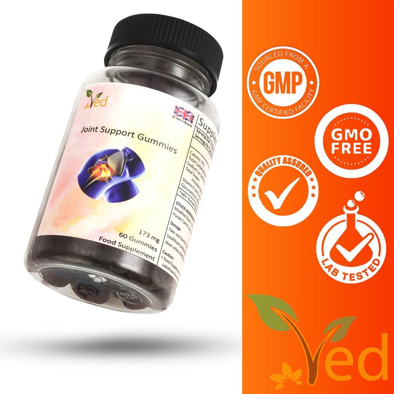 Ved Joint Support Supplement Gummies Extra Strong Glucosamine Gummies for