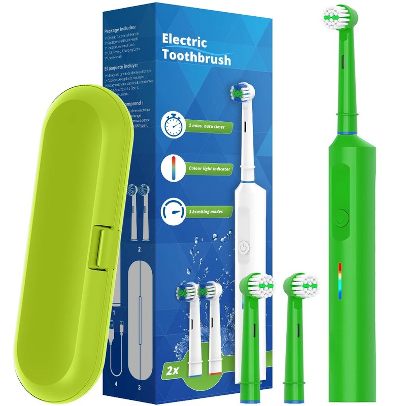 Rotating Electric Toothbrush for Daily Oral Care – USB Rechargeable