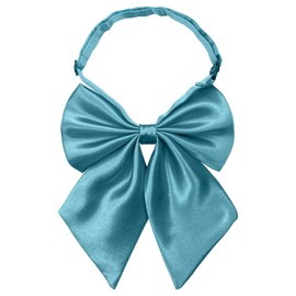 AUSUAYA Silk Uniform Bow for Women, Anime Bowtie Lolita Neck Tie for Cosplay or Goth Mother's Day Gift W-B1, turquoise