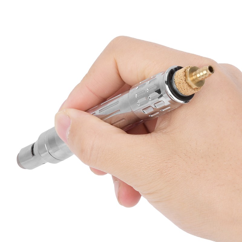 Pneumatic Grinding Pen 180 Degree Straight Handle Mini Air Micro