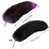 ZOOMIMIPlush Tail Keychain Tail Keyring Pendant Animal Tail Key Holder