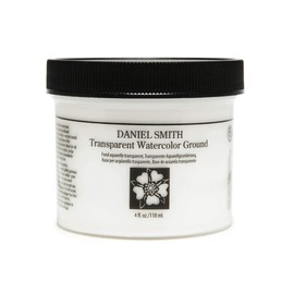 DANIEL SMITH Watercolor Ground 4oz Jar, Transparent, 284055011, 4 Fl Oz (Pack of 1)