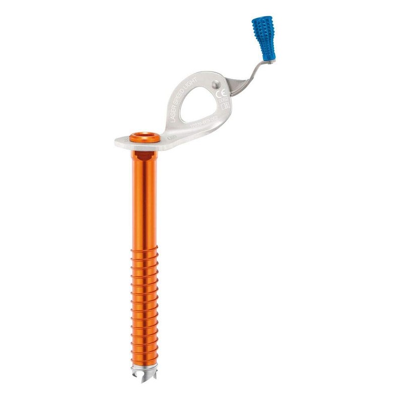 PETZL, Laser Speed Light, Ultralight Ice Screw With Integrated Handle,