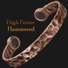 Mens Pure Copper Bracelet Magnetic Copper Bangle Cuff 6 Powerful