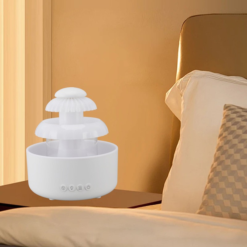 Rain Cloud Humidifier Diffuser 600ml Aroma Diffuser Night Light Quiet