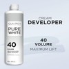 Clairol Soy 4Plex Pure White DEVELOPER 40 VOLUME Creme 16oz