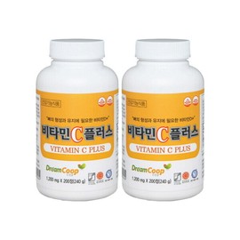 DreamCoop 서울약사신협(백) (서울약사신협) 씹어먹는 비타민C플러스 200정 2세트 Seoul Pharmacists Cooperative (White) Chewable Vitamin C Plus 200 Tablets 2 Sets
