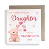 Second Ave Daughter Valentine's Day Bear Square Valentine's Day Greetings