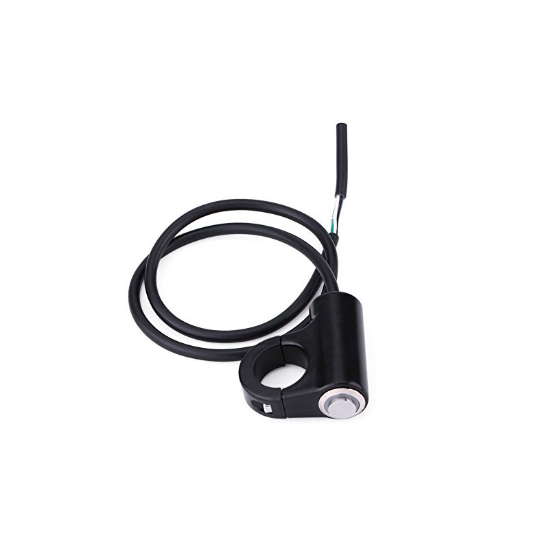 Keenso Motorcycle Handlebar Switch, 7/8 Inch 22 mm Waterproof Aluminium
