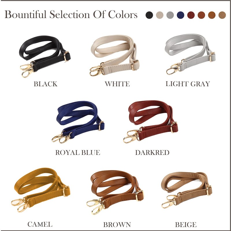 Shoulder strap, Shoulder bag, strap, synthetic leather, approx. 0.7 inch