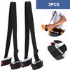Ski Board Snowboard Back Shoulder Carry Strap Set, 2Pcs Ski