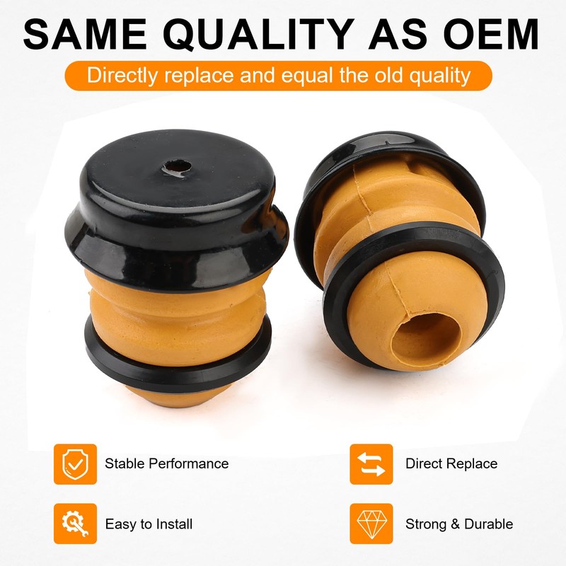 JDMON Rear Bump Stop Bushing Bumper Shock Absorber Compatible with