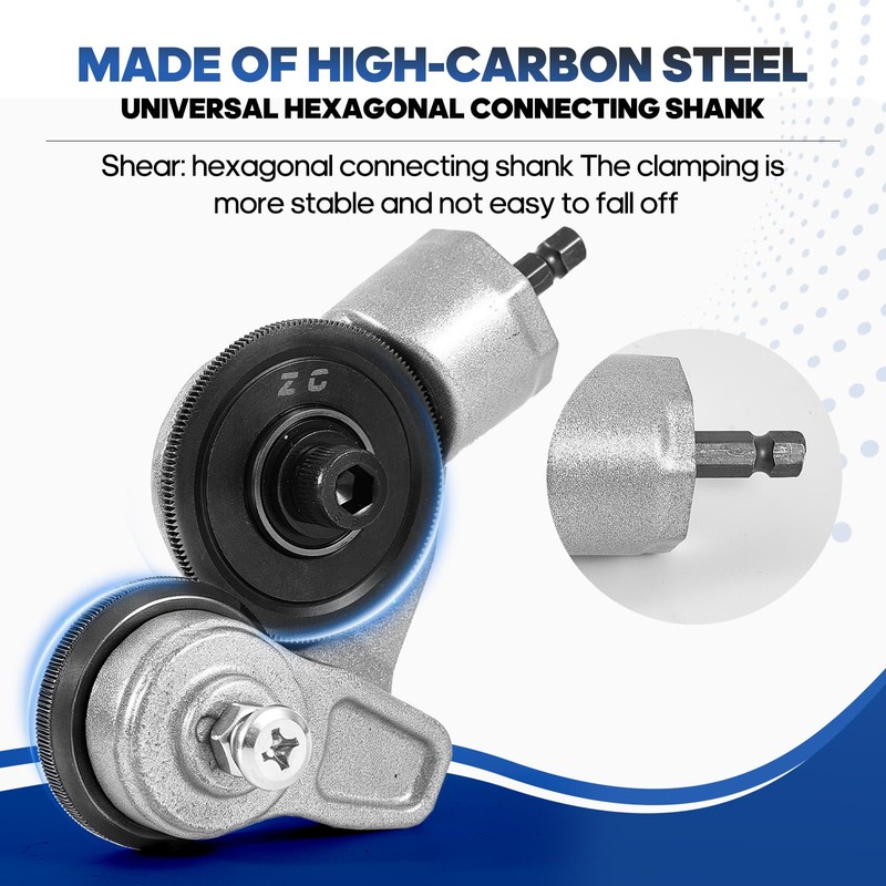 Sheet Metal Cutter Drill Attachment, Electric Drill Shears Attachment Cutter