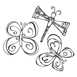 Spellbinders Butterfly Bible Journaling Stamp Set