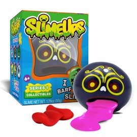 Slime ups 3.2In Round Expression Stress Ball, Novelty Stress Relief Squeeze Toys, Tricky Play Fidget Toys, Vent Decompression Slime Ball Stress Relief Toys Tricky Game