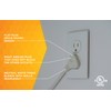 Woods SlimLine Extension Cord - 16/2 Indoor Flat Plug with