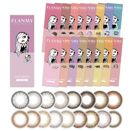 Color Con Frammy One Day FLANMY 1 Day 1 Box 10 Sheets 14.2 mm 14.5 mm 8.5 mm 8.6 mm Nozomi Sasaki PWR: 0.00/COLOR: Cream Macaron