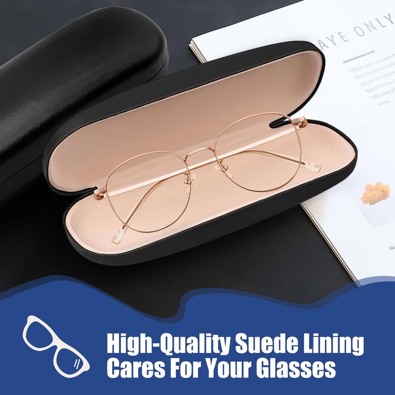 Horktrust Durable Glasses Case Hard Glasses Case for Men and