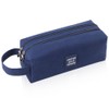 iSuperb 2 Compartments Pencil Case Zippered Pencil Pouch With Handle