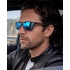 DUCO Sunglasses Men Driving Polarized Sunglasses for Fishing High-Grade Carbon