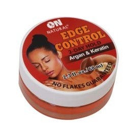 ON Natural 2 Day Hold Edge Control 2.3 Fl oz - ARGAN & KERATIN