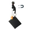 Ouliget Cute Magnetic Hooks for Refrigerator,3D Cat Office Magnets with