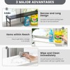 WOCHUANGSI 1pcs Small Narrow Tall Shelf for Windowsill Kitchen Organizer