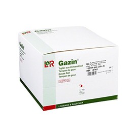 Gazin 14961 Dressings, Swabs, Sterile, Plum Size (Pack of 100)