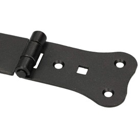 KOTARBAU Shutter Hinge 250 mm Gate Hinge Door Hinge Throw Hinge Cross Hinge Black Rustproof Garden Gate Hinge Construction Fitting Robust