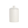 10 Strawberry Street CAN WHT Kitchen Canister Set, 3 Piece,