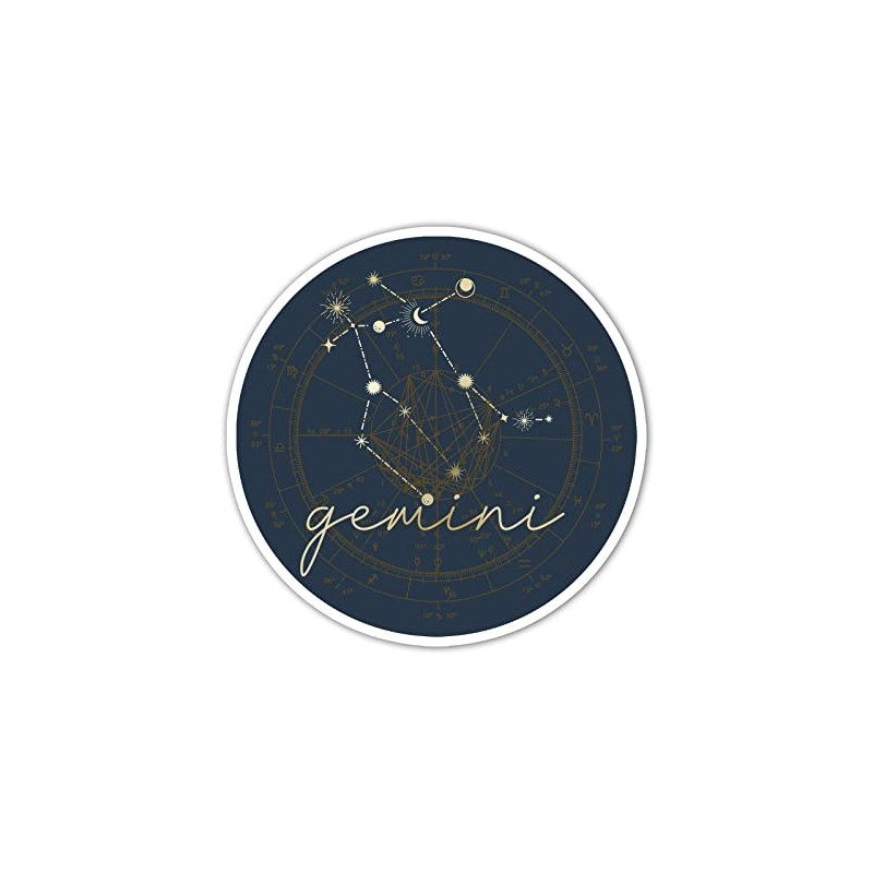 Gemini Constellation Vinyl Sticker Auto Car Truck Wall Laptop |