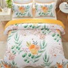 Heymybed Botanical Quilt Set King Size Summer Lightweight Coverlet, Yellow