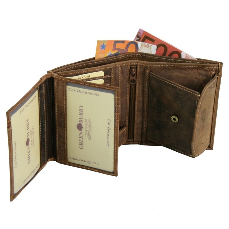 Greenburry Geldbörse braun