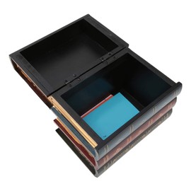 Decorative Fake Book Box, Exquisite Appearance Vintage Vintage Fake Book Box, for Photography Props Shelf Decoration(B trumpet)