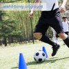 Broco 10pcs Soccer Training Cone Football Barriers Plastic Marker Holder