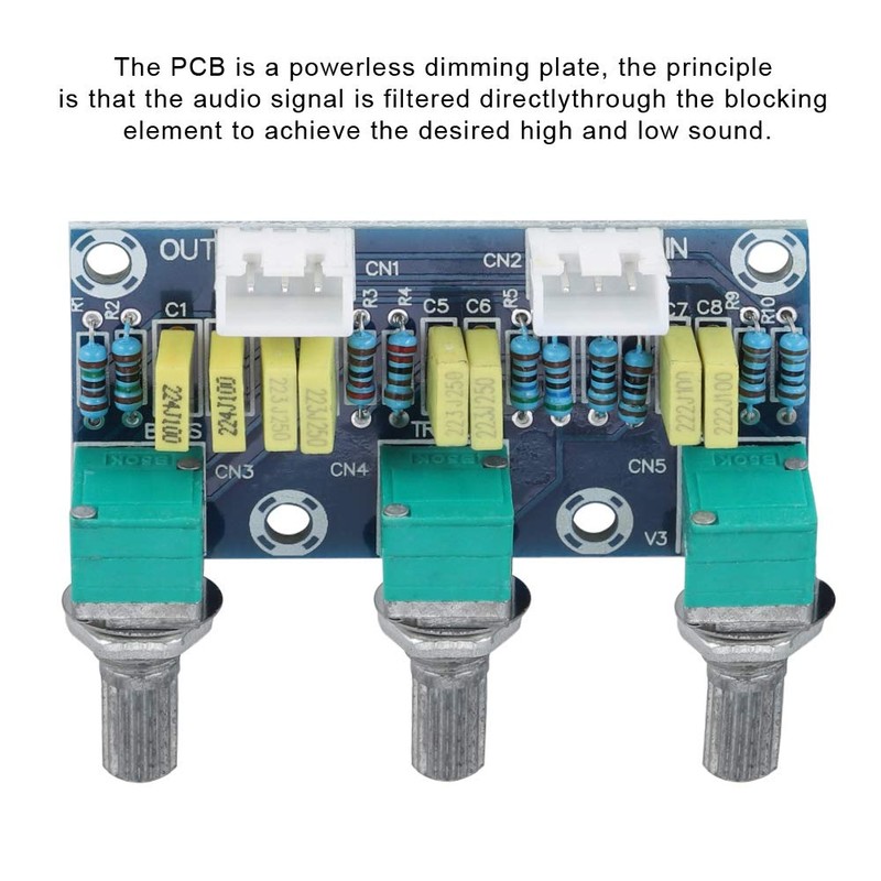 XH2.54 3P Socket Pre Amplifier Module - 3 Channels Audio