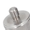 Prism Adapter Knurling Stainless Steel M8 Thread Survey Pole Adapter