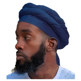 Dupsie's Blue African pre-tied Turban for Men