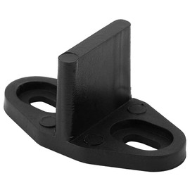 MAGT Sliding Door Floor Guide, Black Coated Floor Door Guide Plastic Good Strength Floor Guide for Sliding Gate Fittings Barn Door