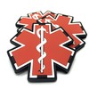 polizeimemesshop Paramedic Glow in The Dark Rubber Patch with Velcro